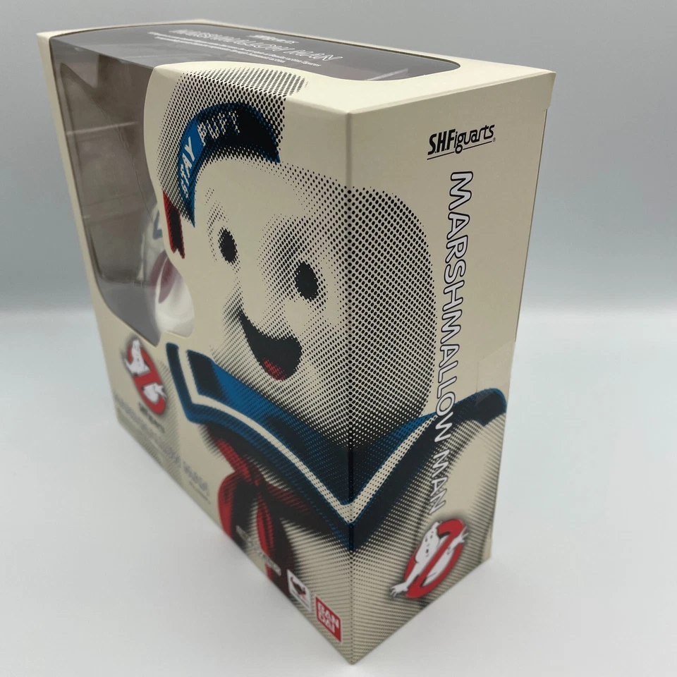 S.H.Figuarts Marshmallow Man Ghost Busters Figure Tamashii Web BANDAI Japan - Immagine 4 di 4