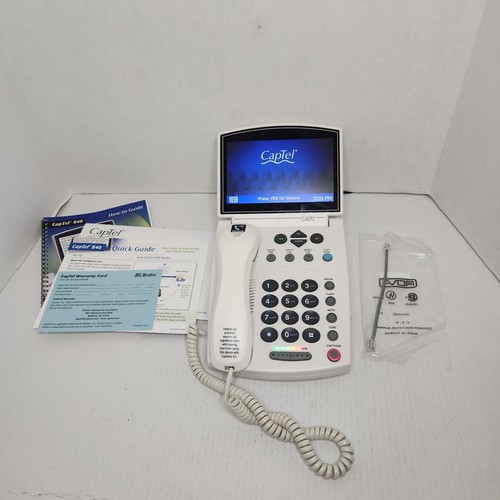 Ultratec CapTel 840 Telephone Extra Large Captioning Screen TESTED