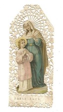 beautiful decorated saint of Santa Anna