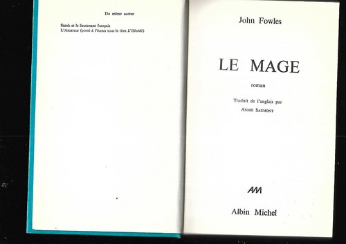 Le mage John Fowles roman Albin Michel REF E6H - Picture 4 of 5