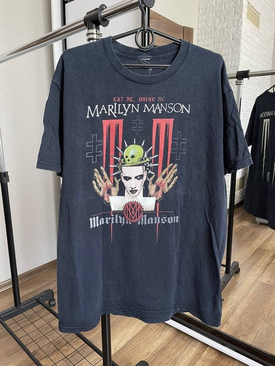 2007 Marilyn Manson Eat Me Drink Me Rock Band T-Shirt Tee Size M