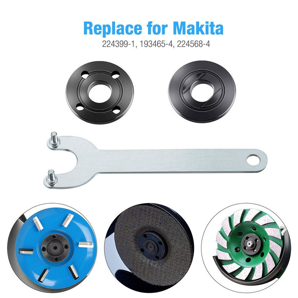 5/811 Angle Grinder Lock Nut Flange Nuts Inner Outer Set For Milwaukee