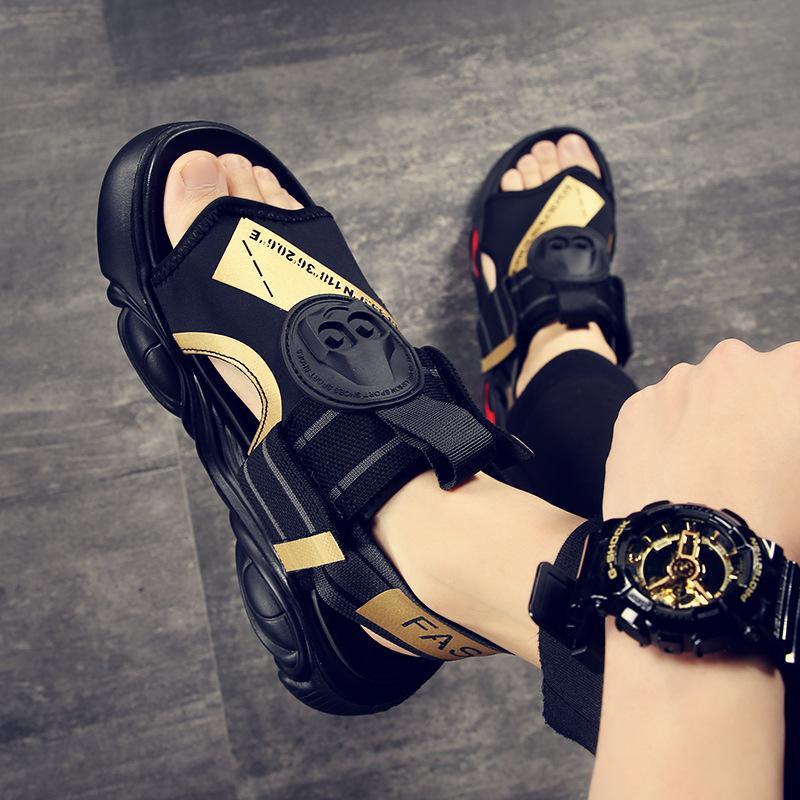 SAOLA Scarpe perizoma piatte da uomo moda sportiva casual giovani cavi sandali spiaggia sabbia