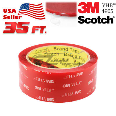 Genuine 3M VHB #4905 Clear Double-Sided Mounting Tape Automotive Car 40mm x 35FT