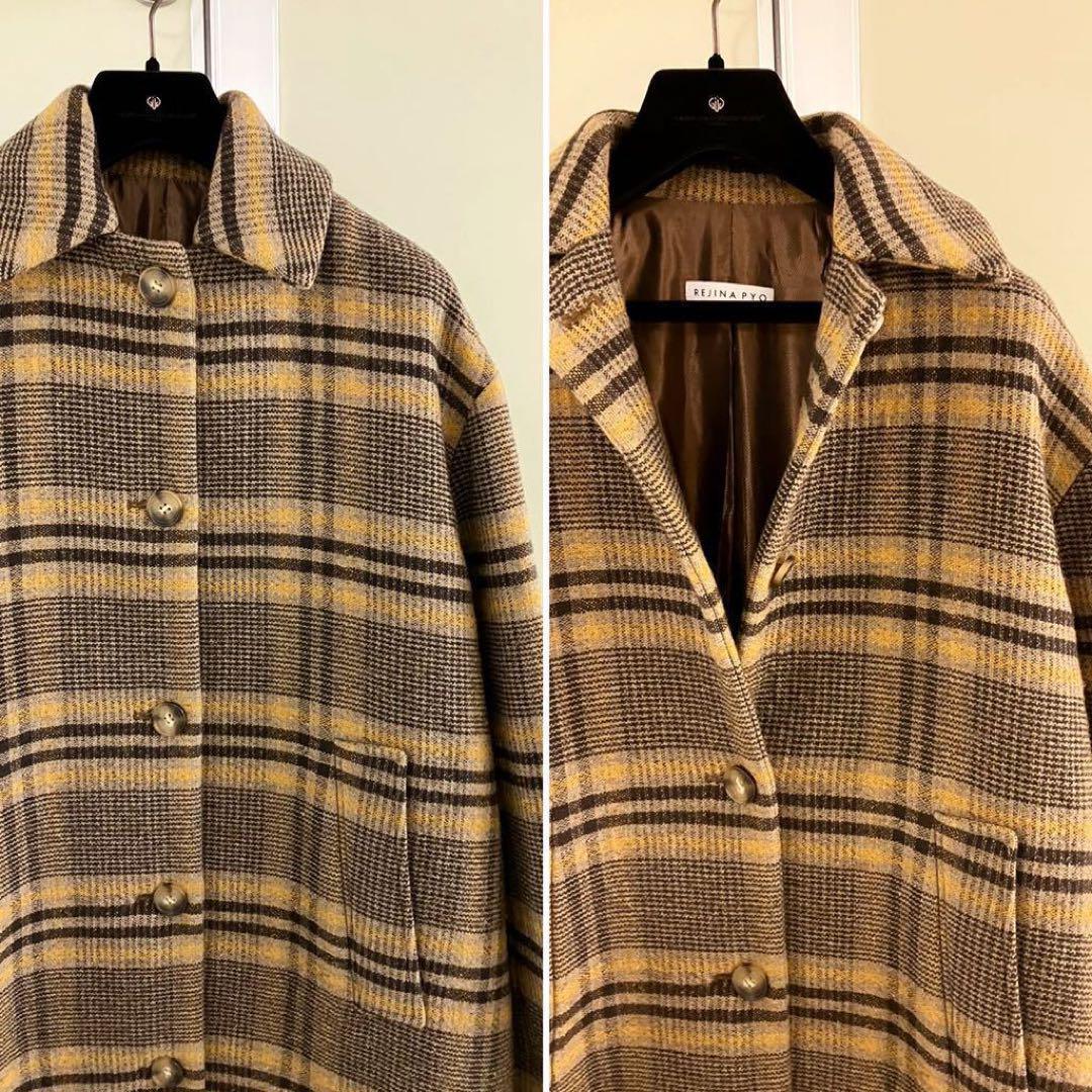 REJINA PYO] Alpaca nylon mix wool WILLA COAT REJINA PYO | eBay