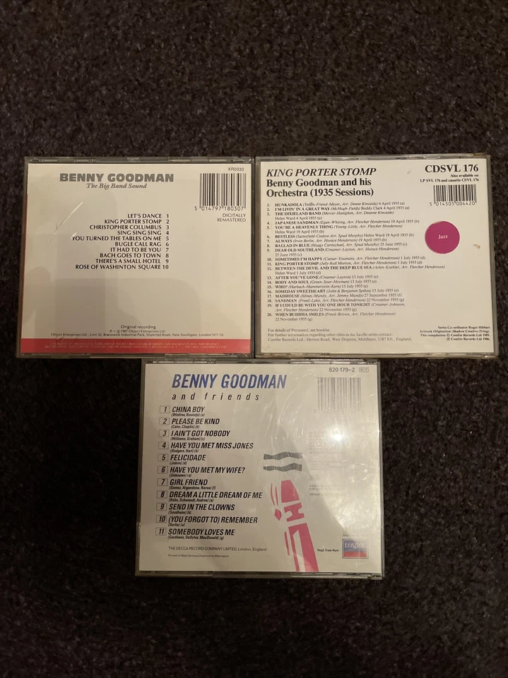 Benny Goodman CD Bundle X 3 Classical, Jazz, Northern Soul, Compilation, (SH13) - Изображение 3 из 4