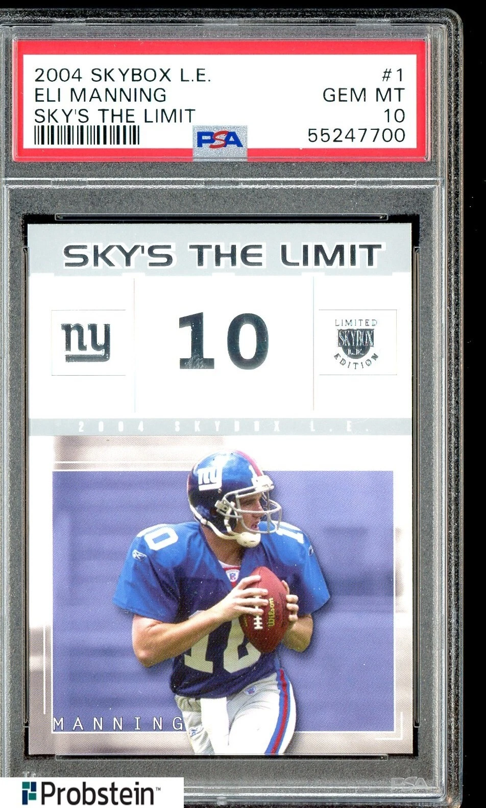 Eli Manning Skybox L.E. Sky's the Limit #1 Skys the Limit