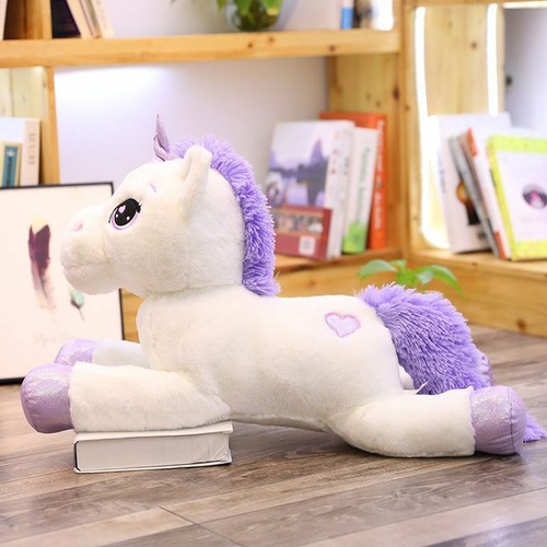big stuffed unicorn toy