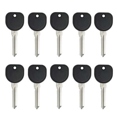 #ad New Uncut Chipped Transponder key Replacement for GM Circle Z Keyway 10 Pack $19.79