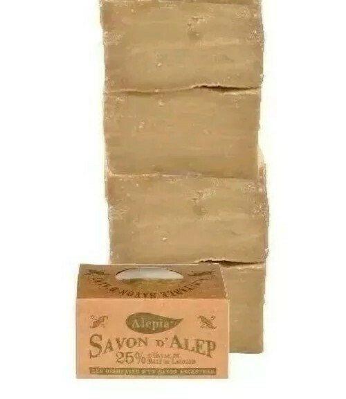 Savon d Alep 25% huile de baie de laurier Alepia coffret prestige de 4 pains