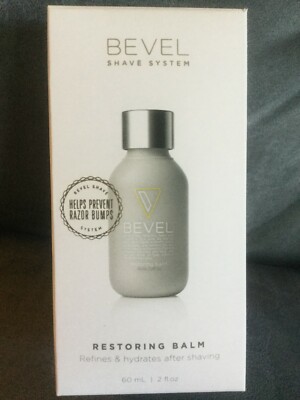 BEVEL RESTORING BALM FOR MEN HELPS PREVENT RAZOR BUMPS 1.2 FL OZ - NEW IN BOX