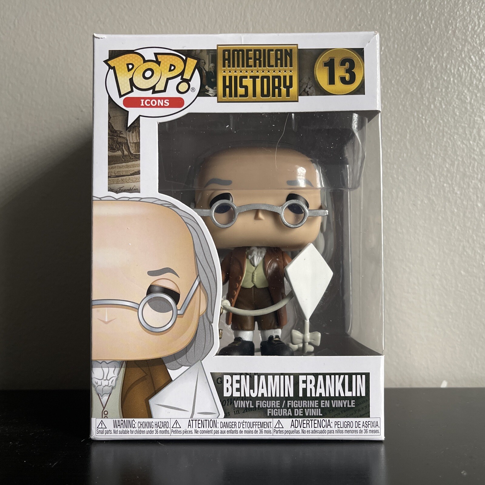 American History Benjamin Franklin Funko Pop # 13 En Caja
