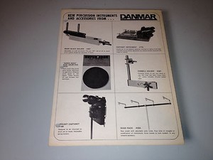 Danmar Percussion Catalogue  (1970's)