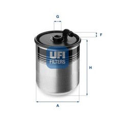 UFI Fuel Filter Fits Mercedes-Benz C-Class CLK G-Class M-Class 24.429.00