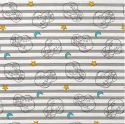 Sweet Dreams Dumbo Stripe Cotton Fabric