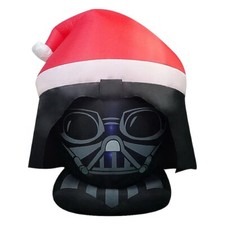 STAR WARS 8-ft LED Darth Vader Head Christmas Airblown Inflatable Decoration