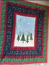 Christmas Theme Cot/ Bed Spread