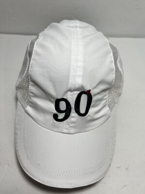 Vintage 90s White Hat Ball Cap ADJUSTABLE Unisex White