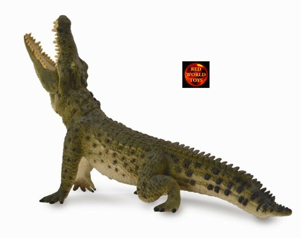 Nile Crocodile with Moving Jaw Reptile Toy Model by CollectA 88725