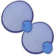 2pcs Japanese Foldable Fan Blank Hand Fan Round Fan Folding Fans Decorative