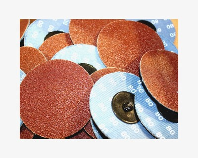 #ad Roloc Grinding Sanding Disc 3quot; 80 Grit Aluminum Oxide AO 25pc #731q25 $18.40