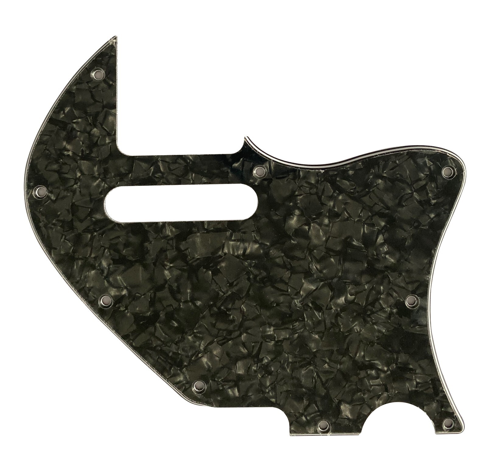 La Cabronita Guitar Parts La Cabronita Telecaster Pickguard - No Pickup Style, 4 Ply White Pearl & Other Colors La Cabronita Pickguard
