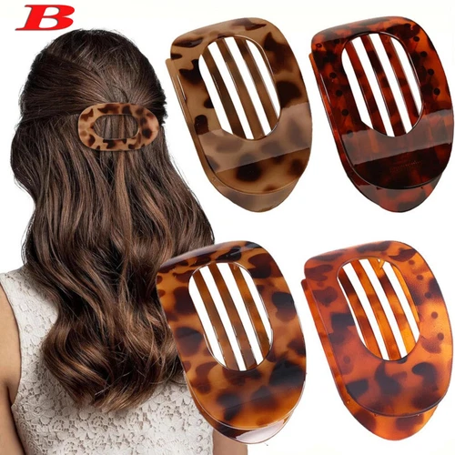 4 Stück Damen Haarspangen Französisch Elegant Haarklammer Set Rutschfest Dünnes - Bild 10 von 11