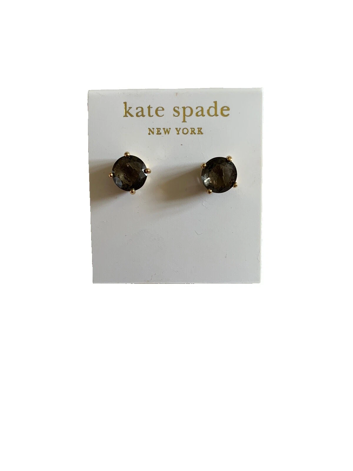 Kate Spade New York Enchape de oro amarillo Pendientes de Moda
