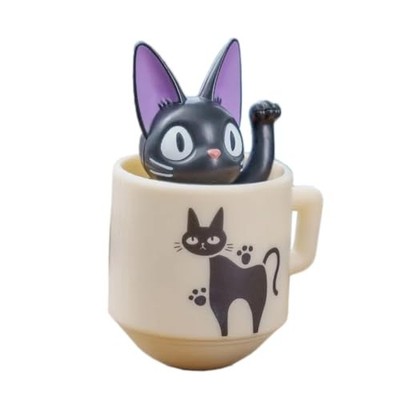 Kiki's Delivery Service Jiji Roly-Poly Becher Figur ABS Ensky YR-MC05