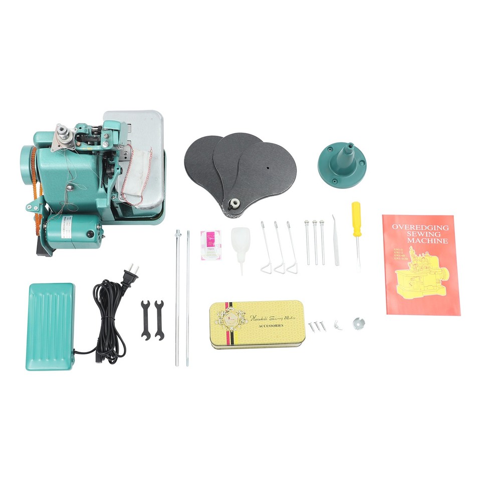 110V Overlock Machine Serger 150W Overedging Sewing Machine 3000