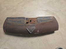 Original 1951 1952 Ford Pickup Truck Hood Header Panel W V8 Emblem And Latch