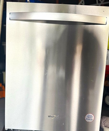 Whirlpool Built-In Dishwasher Stainless Steel Finish, Silver, Adjustable Basket