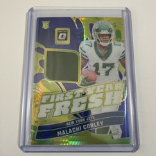 Malachi Corley 2024 Donruss Optic Green Rookie First Year Fresh Patch #FYF-LMY
