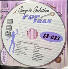 33 POP  KARAOKE   SINGER'S SOLUTION  CDG LOT LONG DRIVE