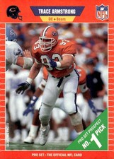 1989 Pro Set 1989 Pro Set #487 Trace Armstrong Chicago Bears RC