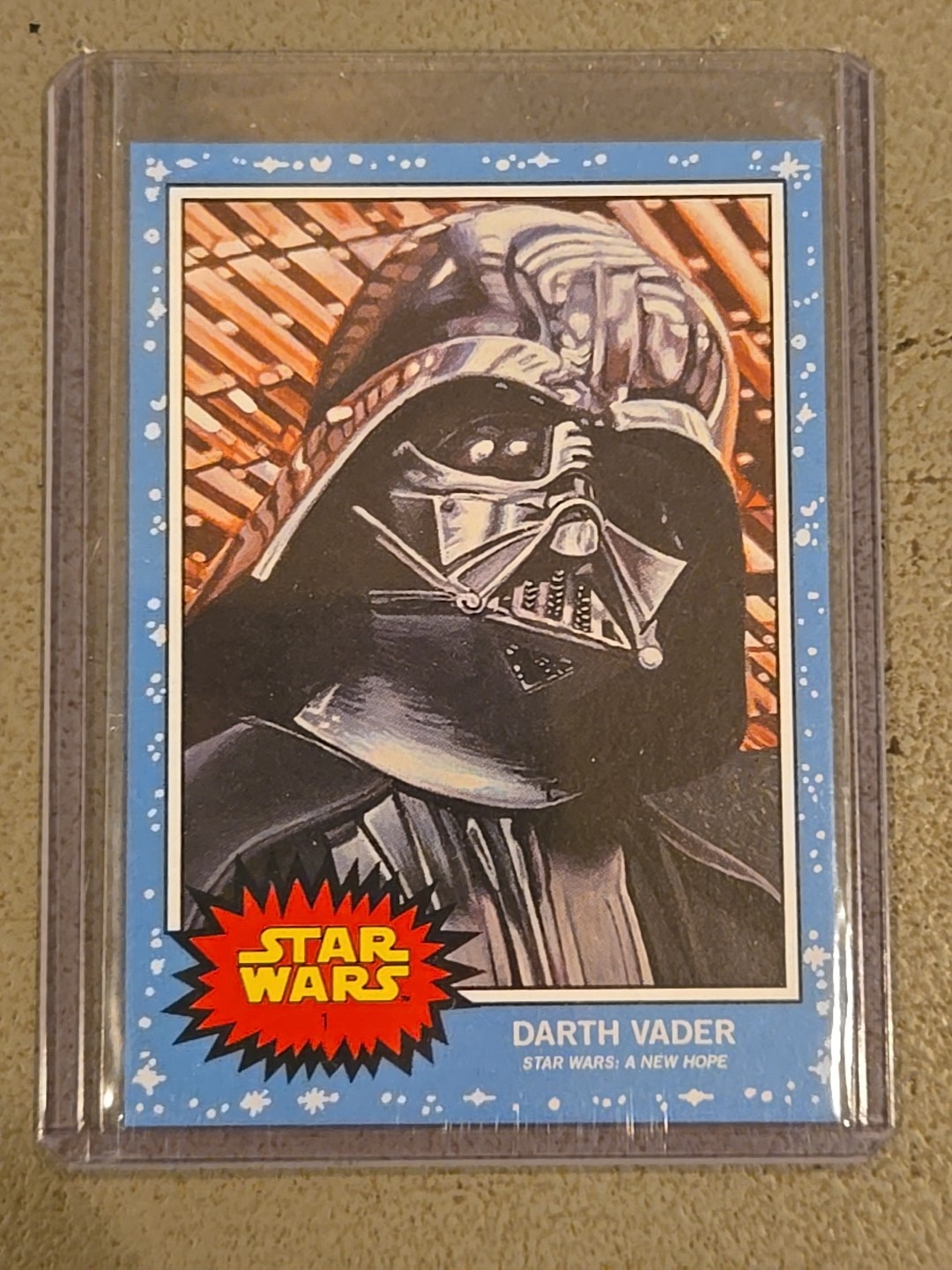 2019 Topps STAR WARS "LIVING SET" #1 Darth Vader - Episode IV: A New Hope