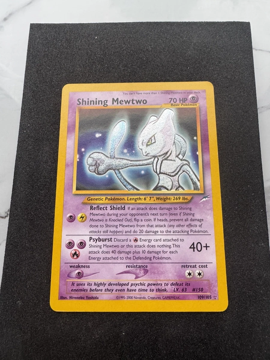 Mewtwo Pokémon TCG Neo Destiny Individual Collectible Card Game