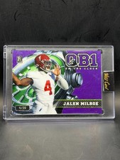 2024 Wild Card - Jalen Milroe - QB1  On The Clock Rookie Card /20