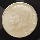 1967-P Kennedy Half Dollar 40% Silver Coin 50c Philadelphia Mint Circulated