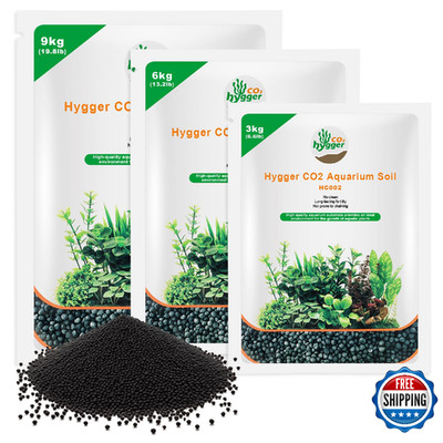Hygger CO2 13.2Ib Aquarium Soil Water Grass Mud Fish Tank Aquascaping Aquarium S