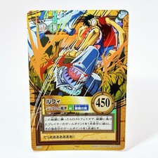 One Piece Luffy Carddass Hyper Battle TCG C223 Holo Foil 2000 Vintage Japan