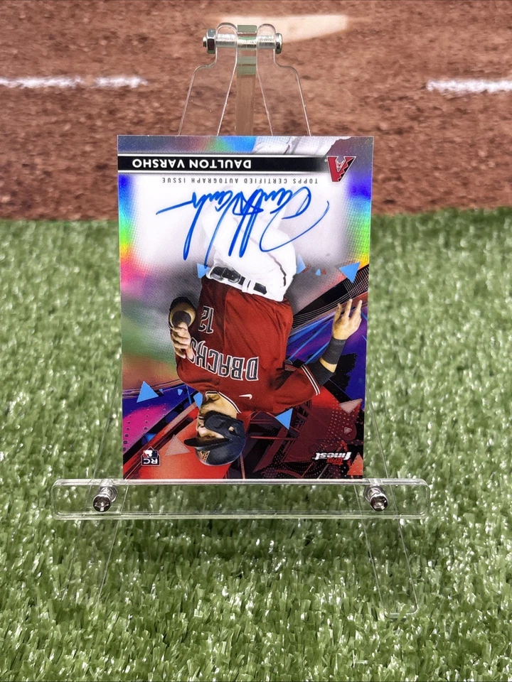 DAULTON VARSHO 2021 Topps Finest Auto Rookie FA-DV Diamondbacks & Jays - Image 2 of 4