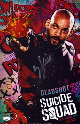 WILL SMITH Hand-Signed ''Deadshot ~ Suicide Squad'' 11x17 Photo (JSA COA)
