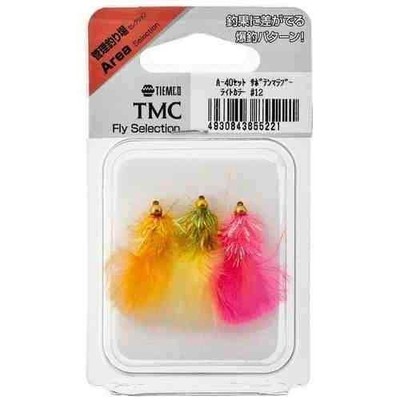 TIEMCO A-40 Set Cactus Marabou Light #12 Fly Fishing Lure