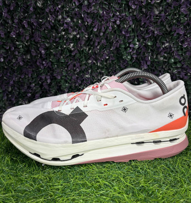 On Cloudboom Echo 3 Men's Size 10 White Flame Running Shoes Sneakers Comfort