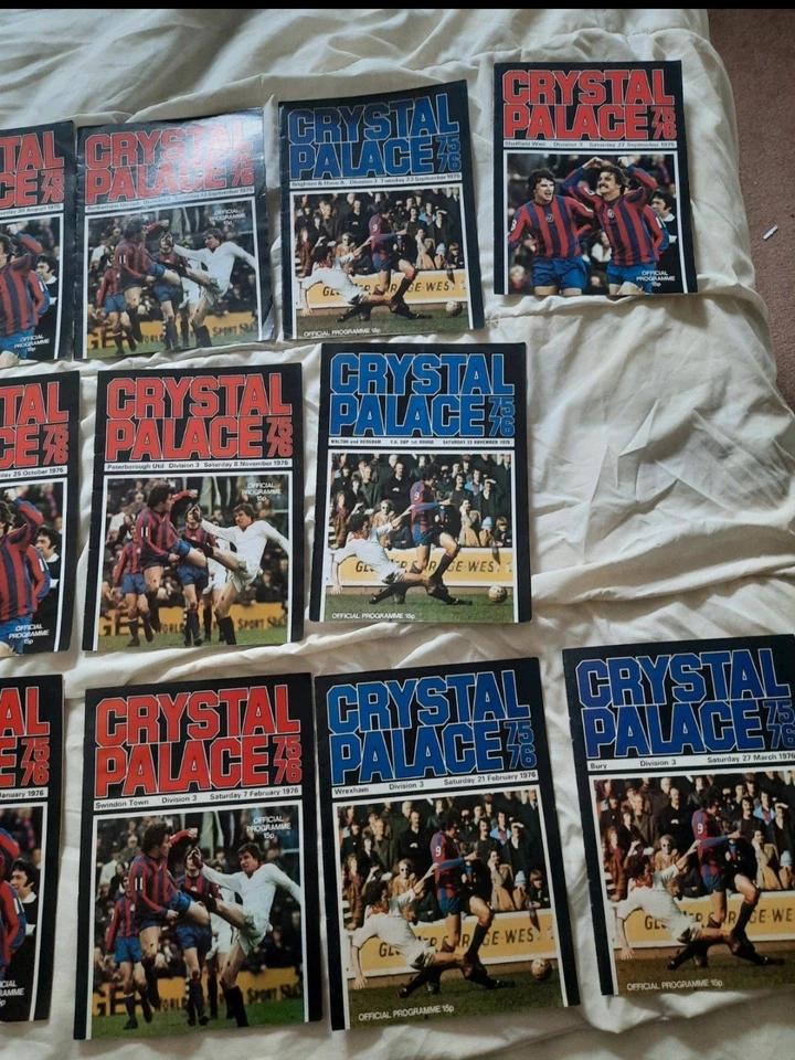 Crystal Palace Fc English Football Programmes From 1970s Joblot X17 - Image 3 of 3
