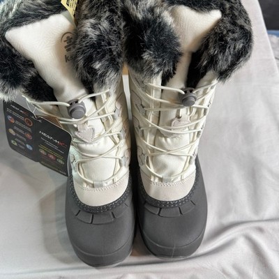 Kamik Momentuk Womens Winter Snow Boots Size 8 Waterproof Faux Fur Heat-MX NIB