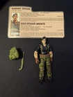 GI Joe FLINT v1 Action Figure with File Card 1985 Hasbro 100% COMPLETE