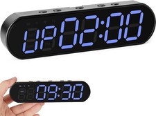 Gym Timer Clock for Home Gym - Portable Workout Timer with 7 Ready-to-Use Mod...
