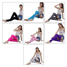 Women Ribbed Knit Leg Warmers Winter Warm Ruffled Over Knee Thigh High Socks